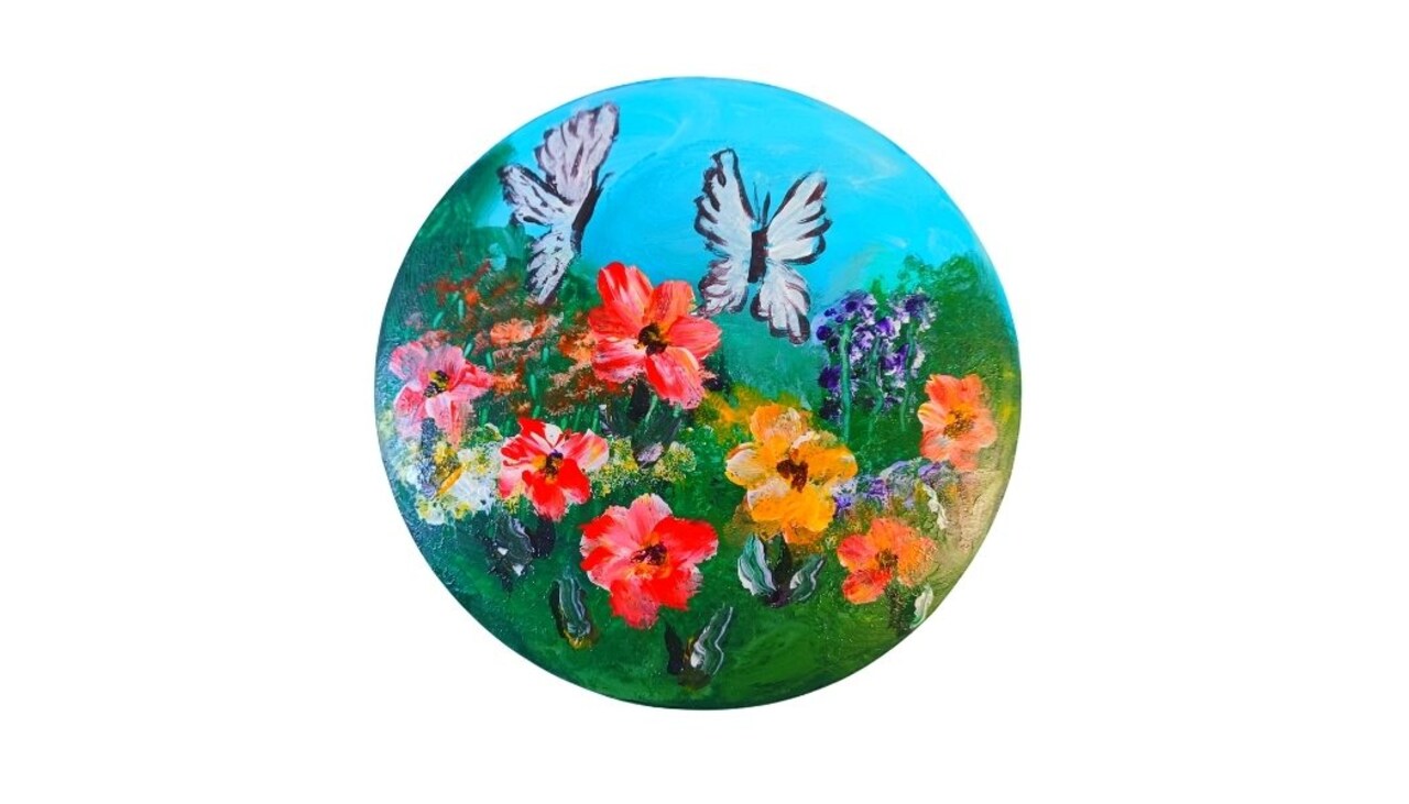 Paint Kit - The Secret Garden Tabletop Trinket Box Painting Kit & Video Lesson, Art Gift Set, DIY Craft, Painting Gift Set, Paint At Home